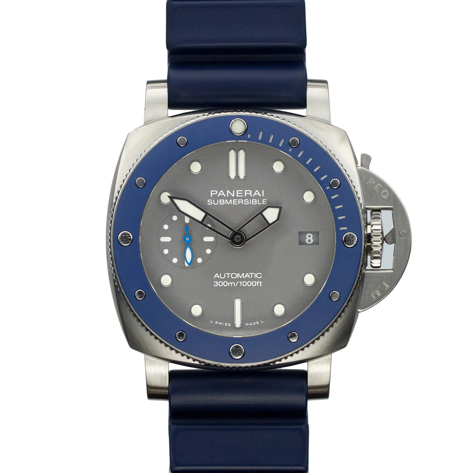 Luminor Submersible Shark Grey Dial & Blue Ceramic - Image 1