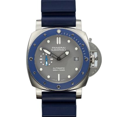 Panerai Luminor Submersible Shark Grey Dial & Blue Ceramic PAM00959 - Very Good condition, 2020