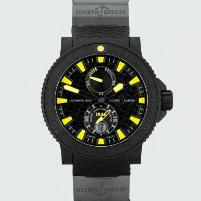 Ulysse Nardin Maxi Marine Diver Black Sea - Yellow accents, Limited edition 263-92-3C/924 - Very Good condition