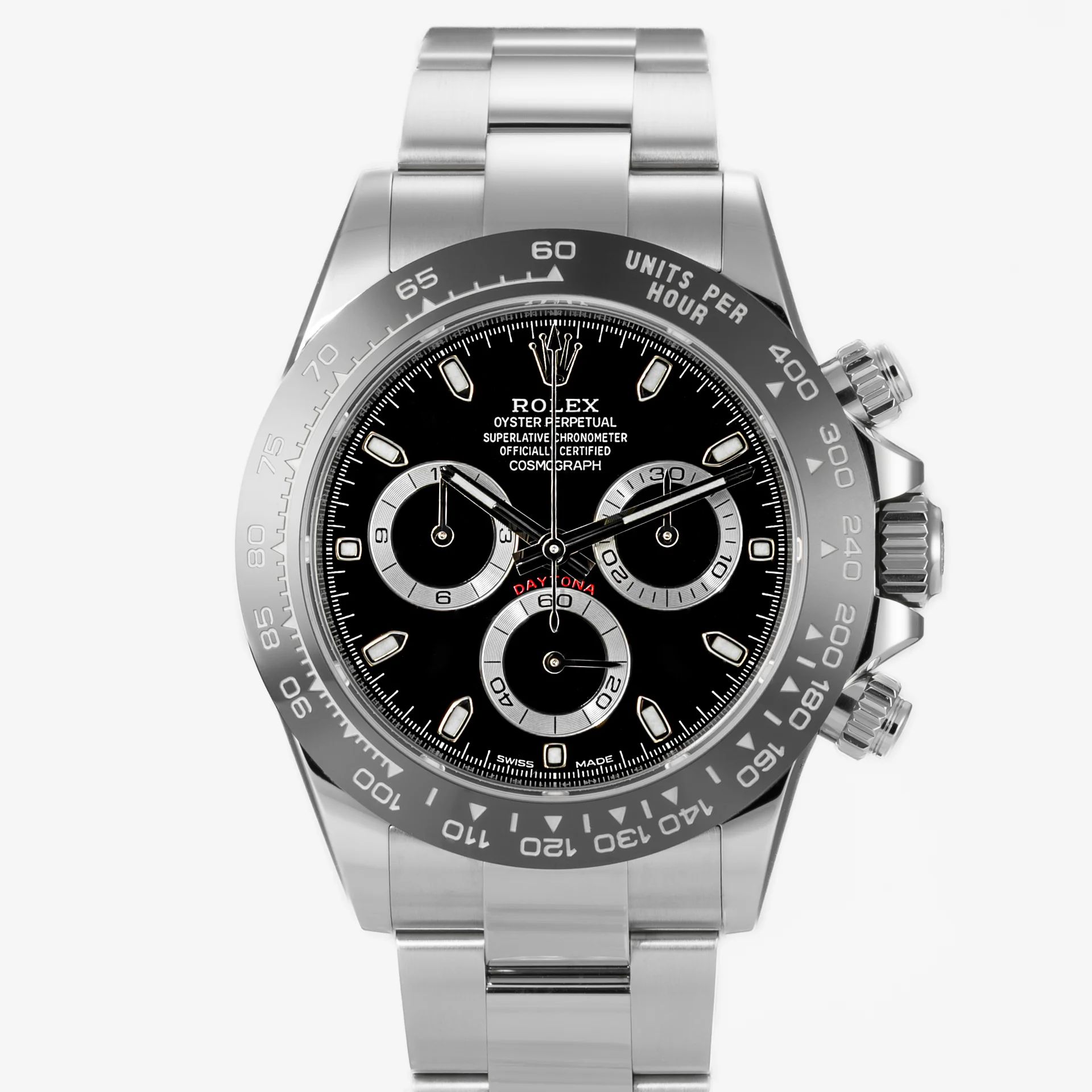Rolex Cosmograph Daytona Black dial NOS 116500LN-0002 Steel Black 2021