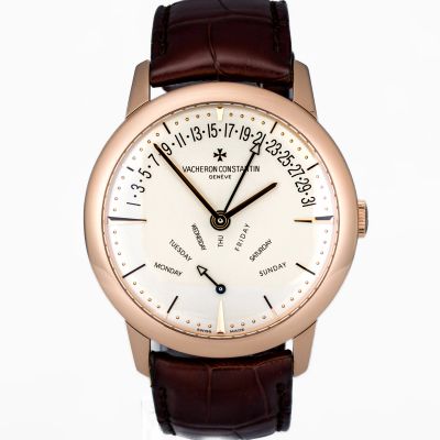 Vacheron Constantin Patrimony Retrograde Day-Date Rose Gold 86020/000R-9239 - Very Good condition, 2014