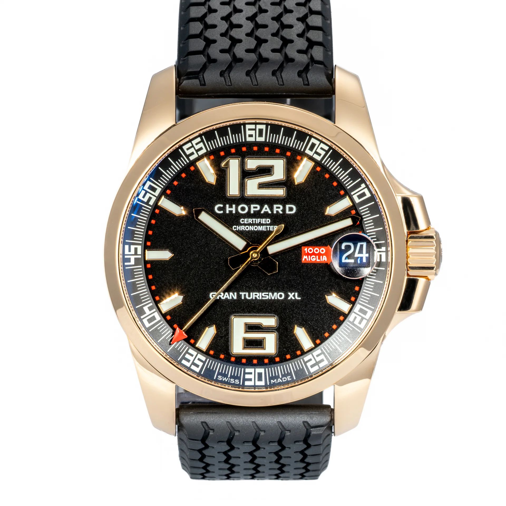 Chopard Mille Miglia GT XL Chronometer 161264-5001 Rose Gold black