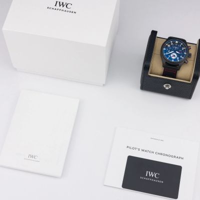 IWC Schaffhausen Pilot’s Watch Chronograph Tophatters Ceramic IW389108 - Alternate view