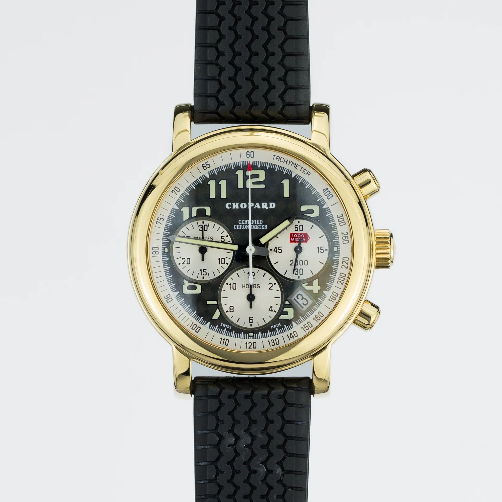 Chopard Mille Miglia Chronograph Limited Edition 1251 Yellow Gold black 2000