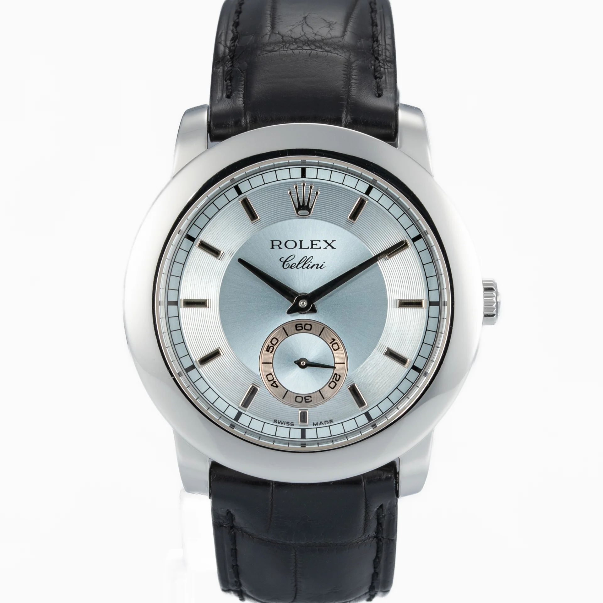 Rolex Cellini Platinum 'Frozen Blue' 5241 Platinum Blue 2006
