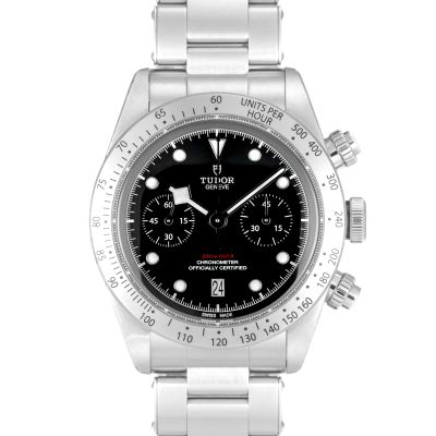 Tudor Heritage Black Bay Chrono Black dial M79350-0004 - New/Mint condition, 2022