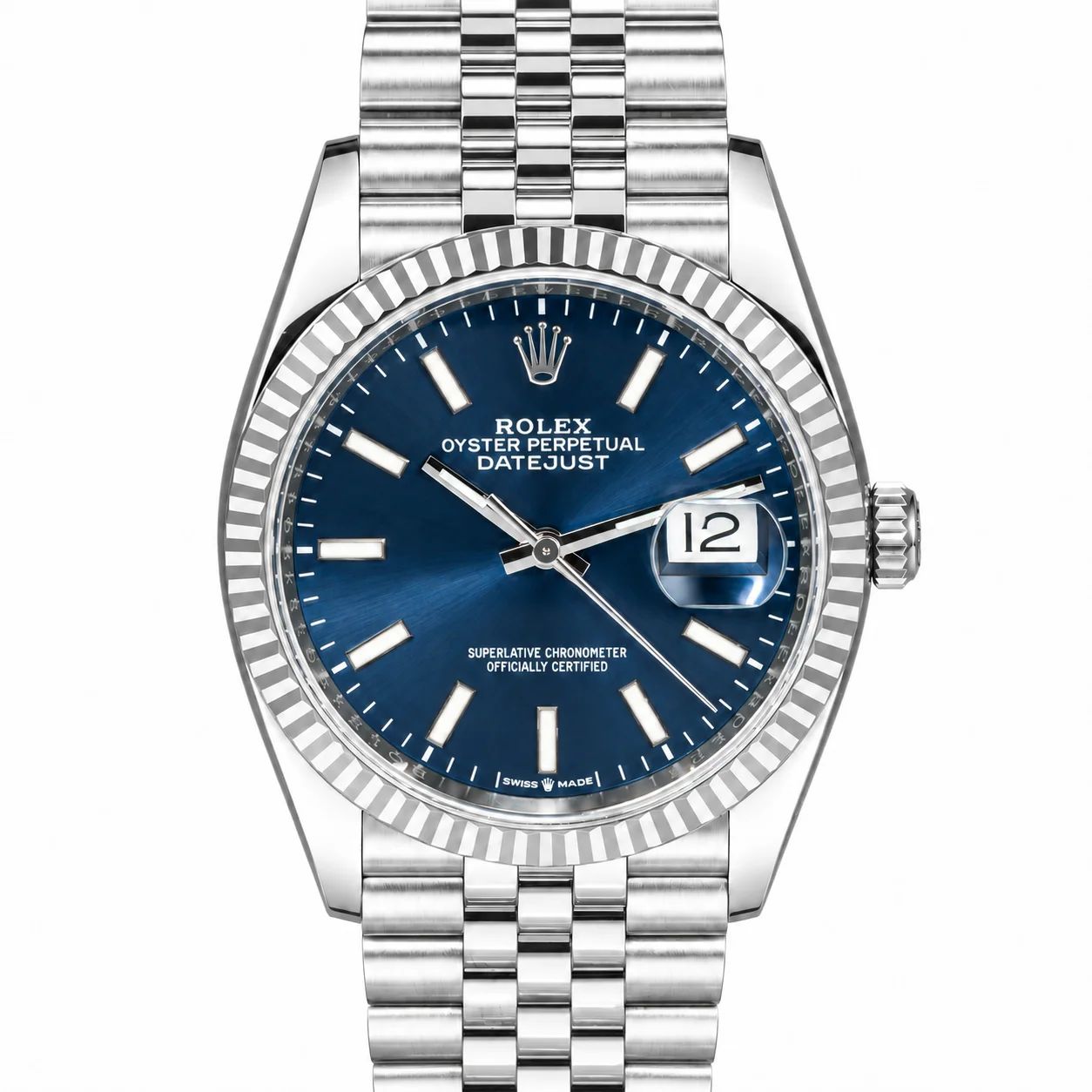 Rolex Datejust 36mm Bright Blue dial on Jubilee 126234-0017 Gold Steel Blue 2022
