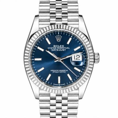 Rolex Datejust 36mm Bright Blue dial on Jubilee 126234-0017 - Very Good condition, 2022