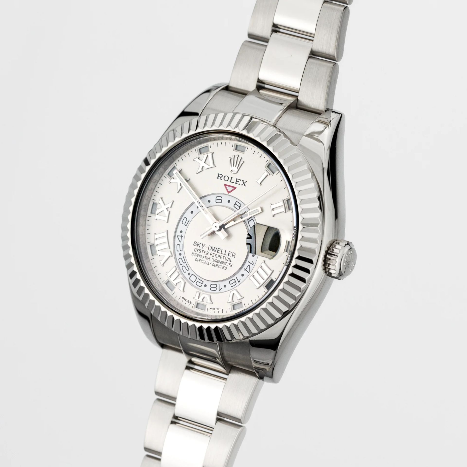 Rolex Sky-Dweller White Gold Ivory Roman dial - Image 3
