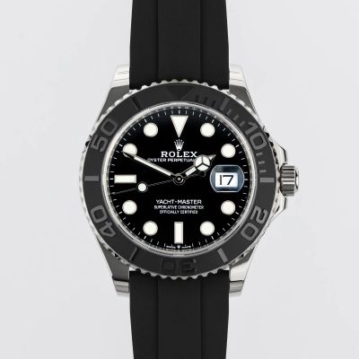 Rolex Yacht-Master 42mm White Gold on Oysterflex 226659-0002 - Very Good condition, 2019