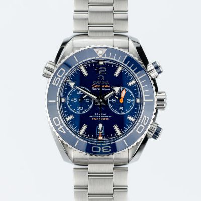 Omega SM Planet Ocean 600M Chronograph 45.5mm Blue 215.30.46.51.03.001 - Very Good condition, 2022