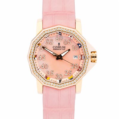 Corum Ladies Admiral's Cup Competition 40 Rose Gold & MoP dial 082.952.85/0088 PN31 - New/Mint condition, 2025