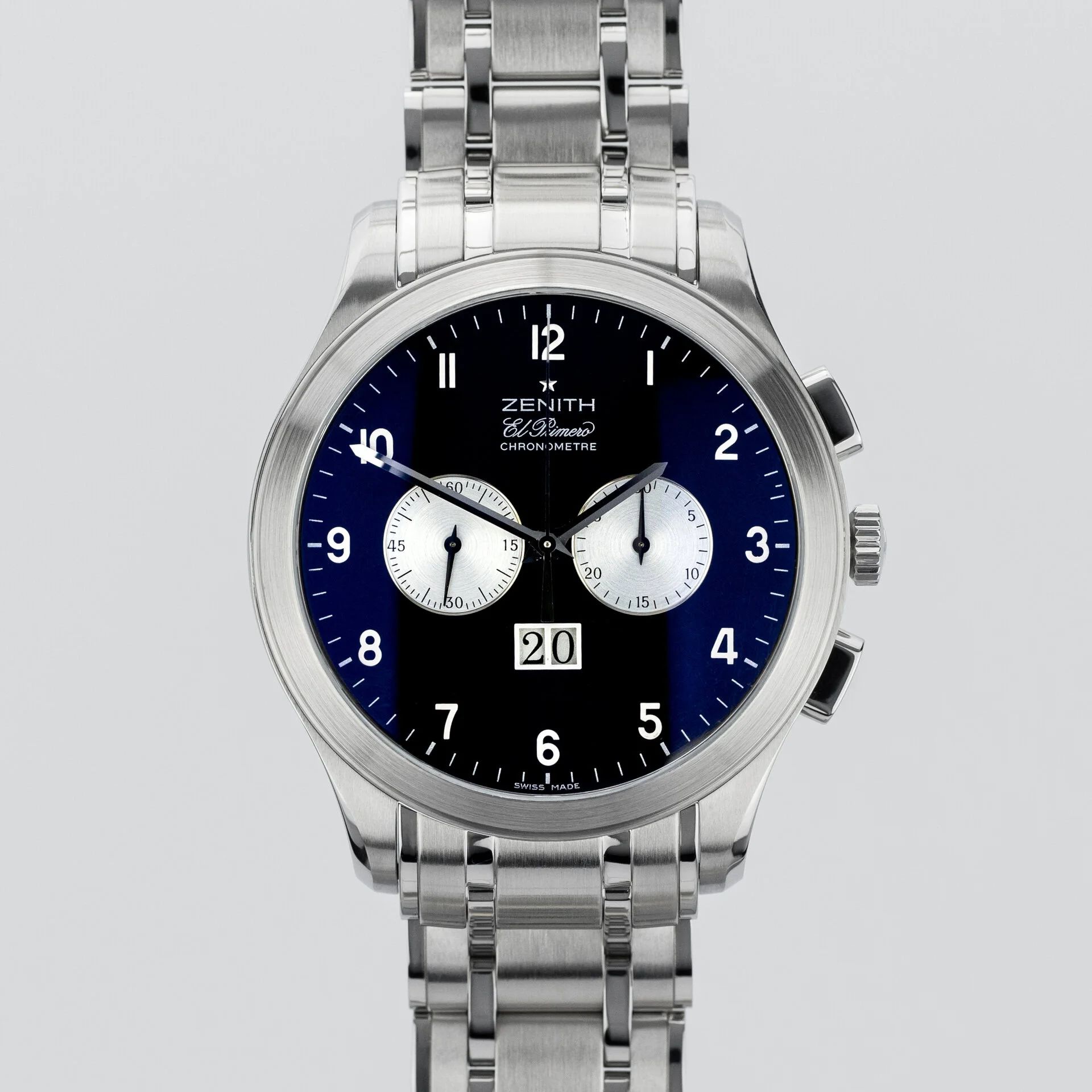 Zenith Class Grande Date Chronometer 03.0520.4010/21.M520 Steel black