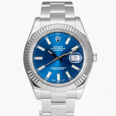 Rolex Datejust II 41 Blue dial 116334-0005 - Very Good condition, 2016