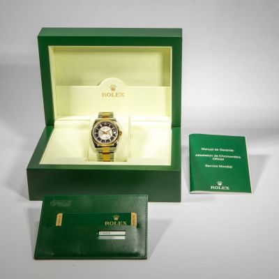 Rolex Datejust 36 Tuxedo dial Roulette date 116233 - Alternate view
