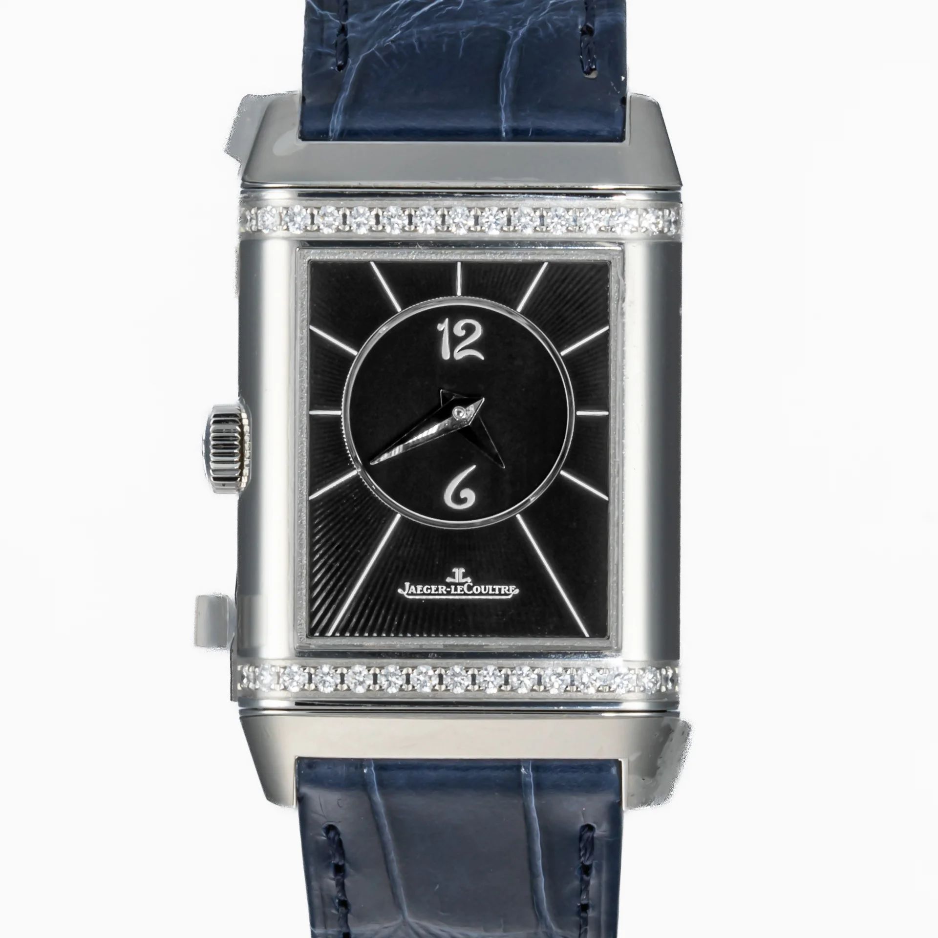 Jaeger-LeCoultre Reverso Classic Medium Duetto Diamonds bezel Q2588422 Steel Black 2023