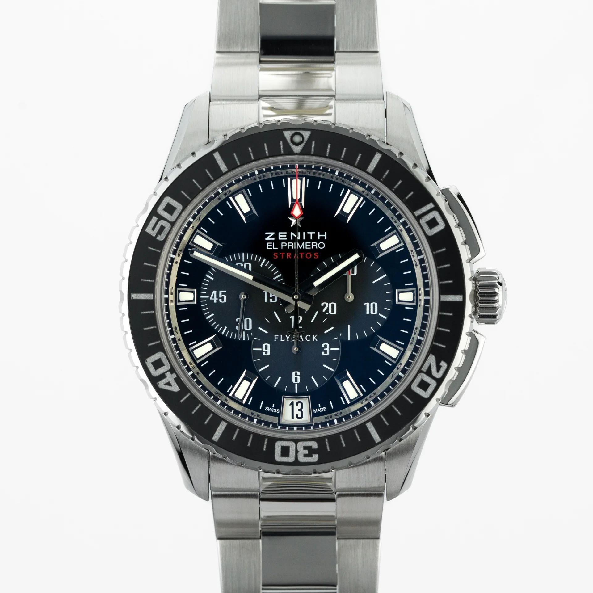 Zenith El Primero Stratos Flyback Chronograph 03.2060.405/21.M2060 Steel black 2019