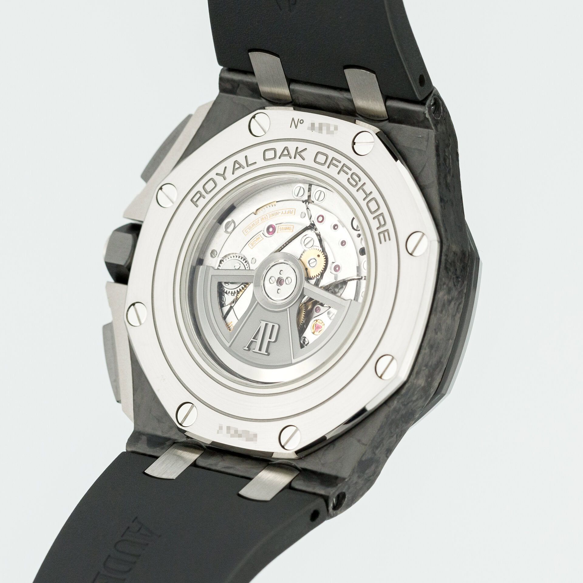 Audemars Piguet Royal Oak Offshore Chronograph - Forged Carbon and Ceramic 26400AU.OO.A002CA.01 steel Black - Diagonal back view
