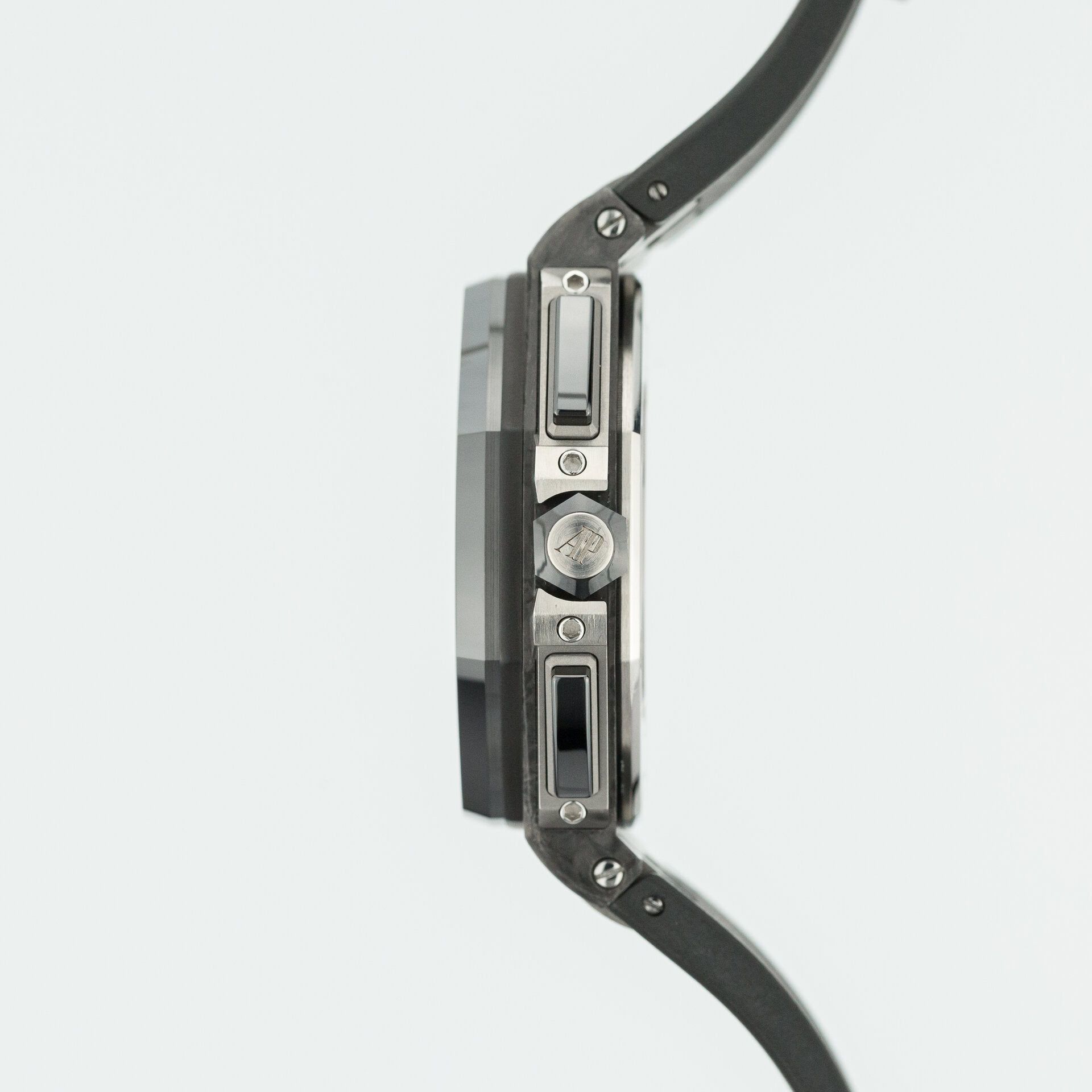 Audemars Piguet Royal Oak Offshore Chronograph - Forged Carbon and Ceramic 26400AU.OO.A002CA.01 steel Black - Right side view