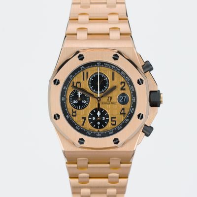 Audemars Piguet Royal Oak Offshore Chronograph - The Golden "Brick" 26470OR.OO.1000OR.03 - Very Good condition, 2017