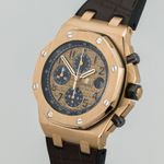 Thumbnail - Audemars Piguet Royal Oak Offshore Chronograph Pink Gold 26470OR.OO.A002CR.01 steel Gold 2016 - Diagonal front view