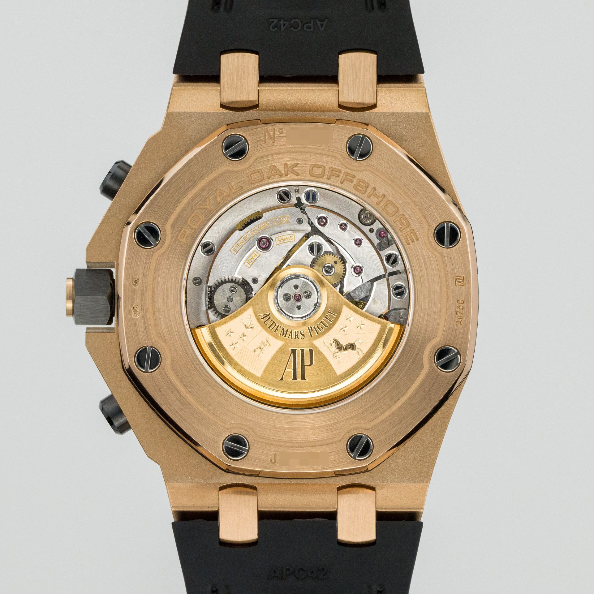 Audemars Piguet Royal Oak Offshore Chronograph Pink Gold 26470OR.OO.A002CR.01 steel Gold 2016 - Back view