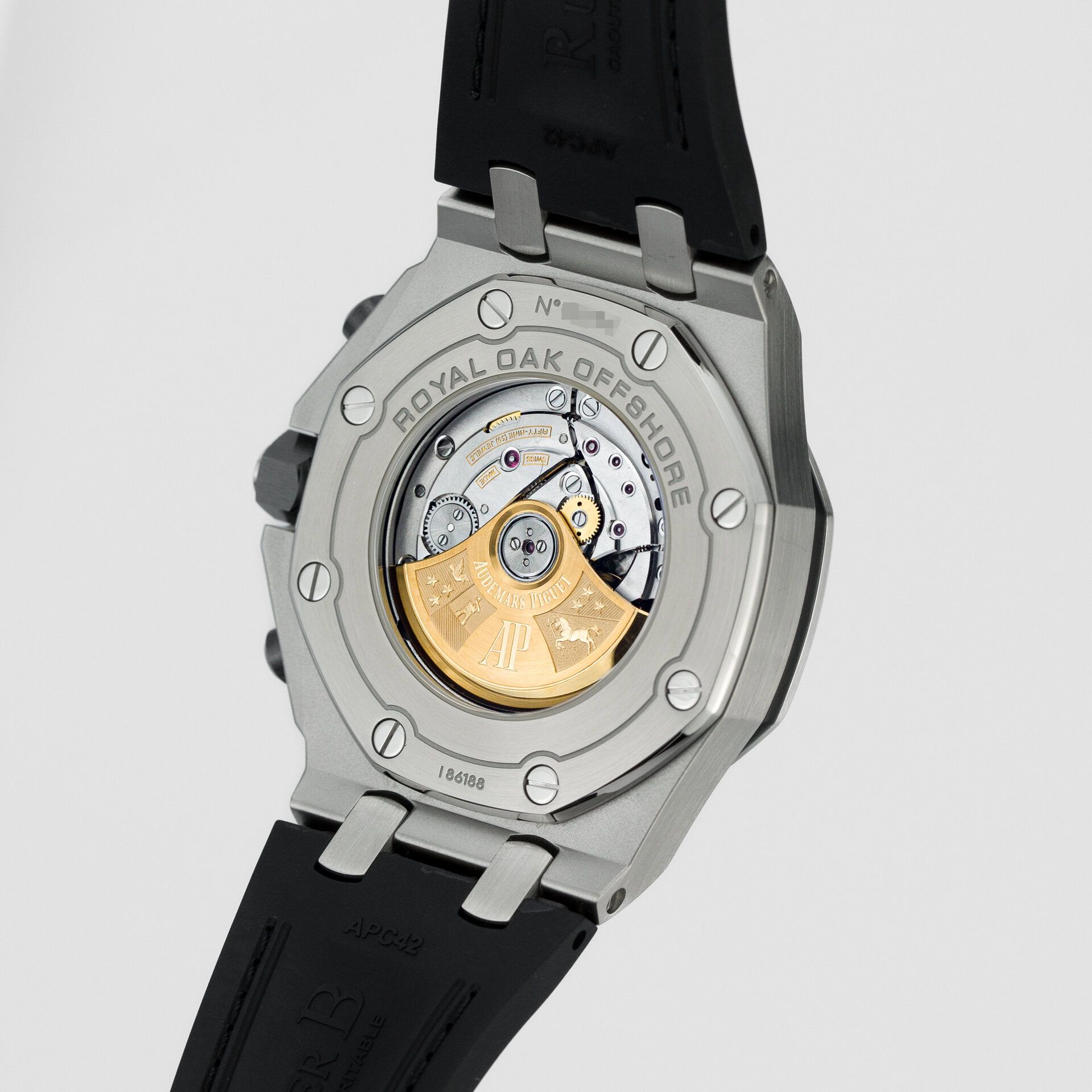 Audemars Piguet Royal Oak Offshore Chronograph "Safari" 26470ST.OO.A801CR.01 steel Champagne 2016 - Diagonal back view