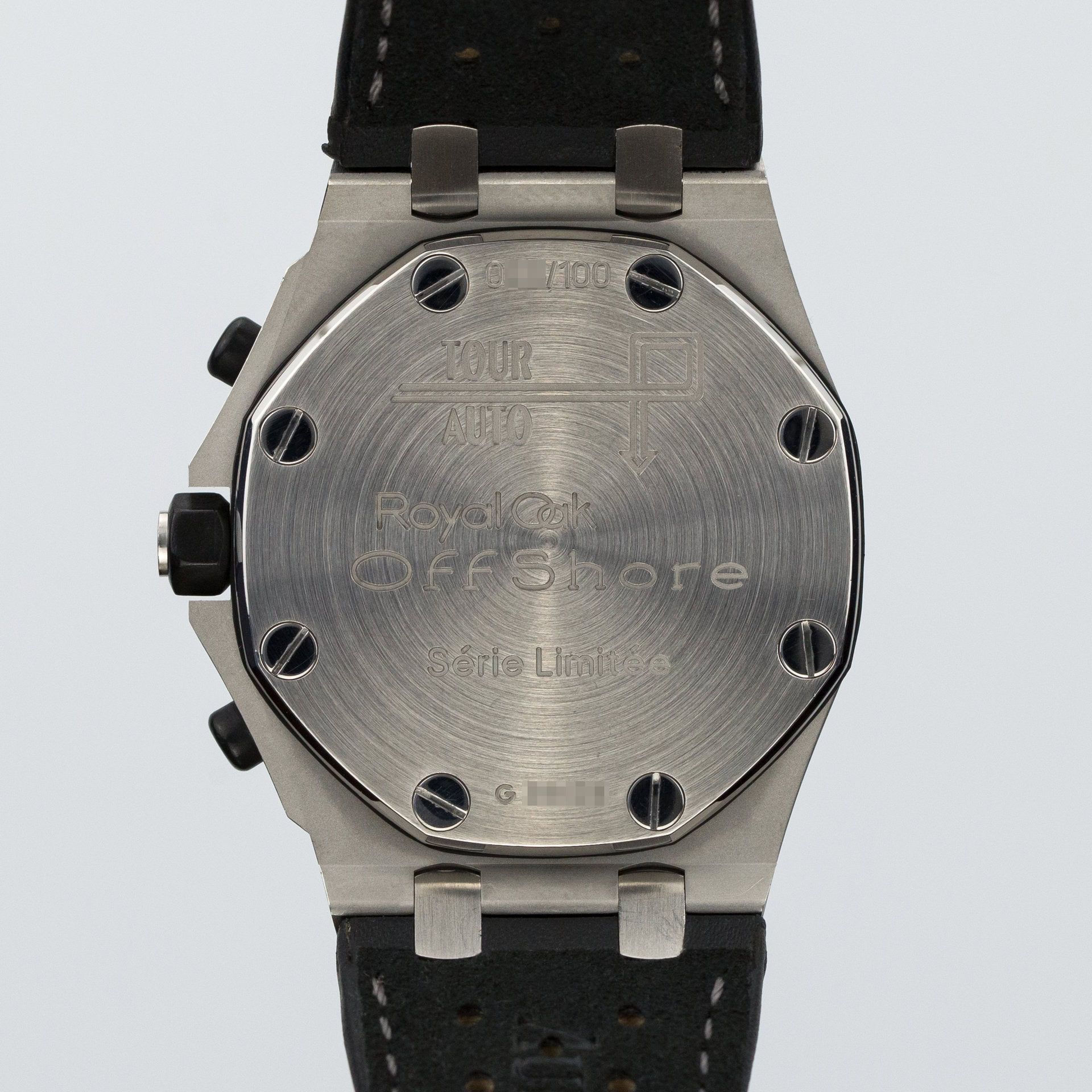 Audemars Piguet Royal Oak Offshore Chronograph Tour Auto Limited edition 26184ST.00.D003CU.01 steel Black 2008 - Back view