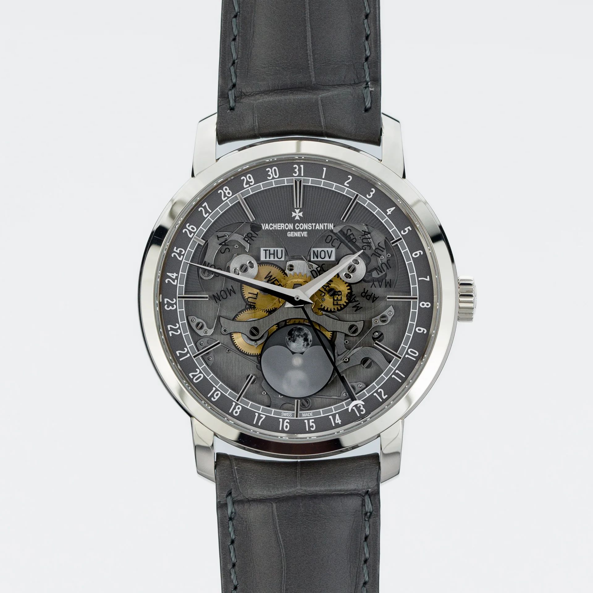 Vacheron Constantin Traditionnelle Complete Calendar Openface 4020T/000G-B655 White Gold skeletonized 2022
