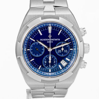 Vacheron Constantin Overseas Chronograph Blue dial 5500V/110A-B148 - Very Good condition, 2020