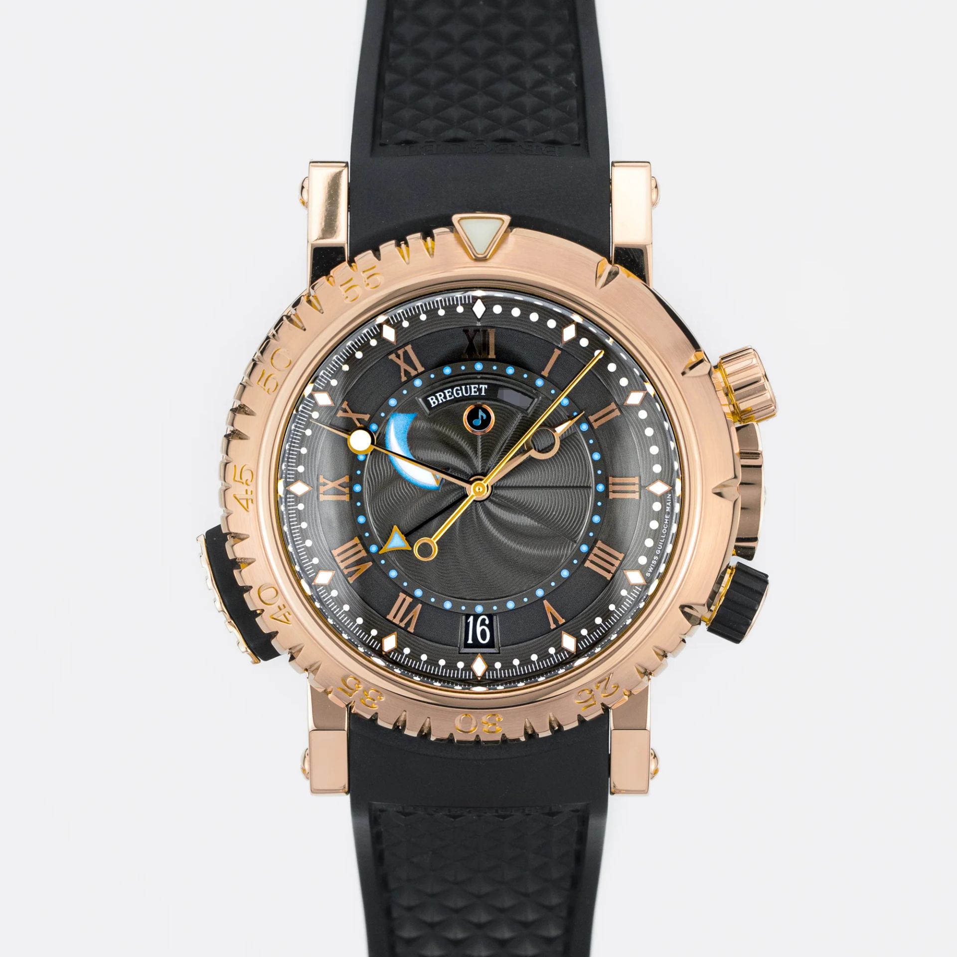 Breguet Marina Royal Alarm 45mm Rose Gold 5847BR/Z2/5ZV Rose Gold Black 2018