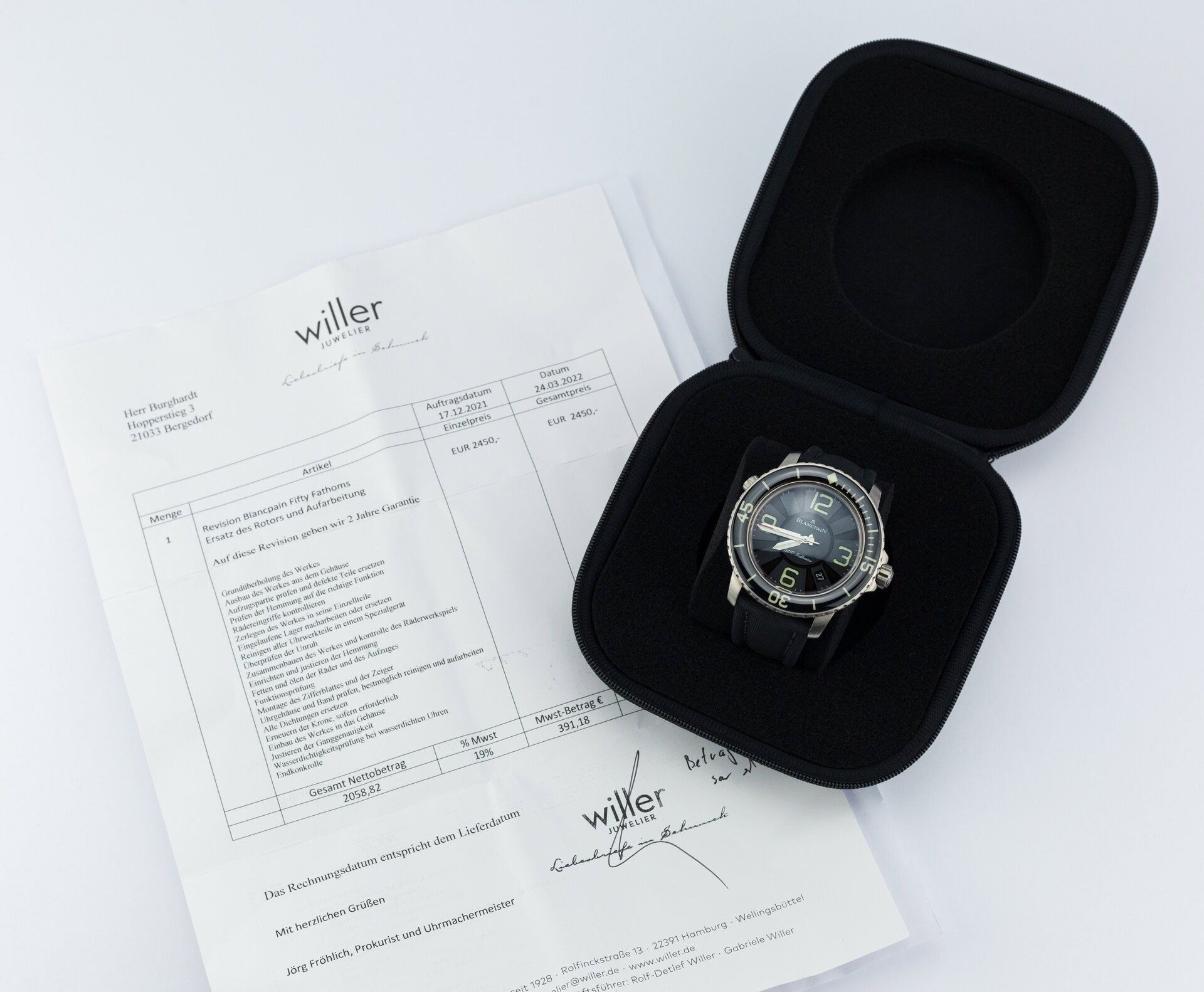 Fifty Fathoms 500 Fathoms Limited Edition - 50015-12B30-52B - Image 2