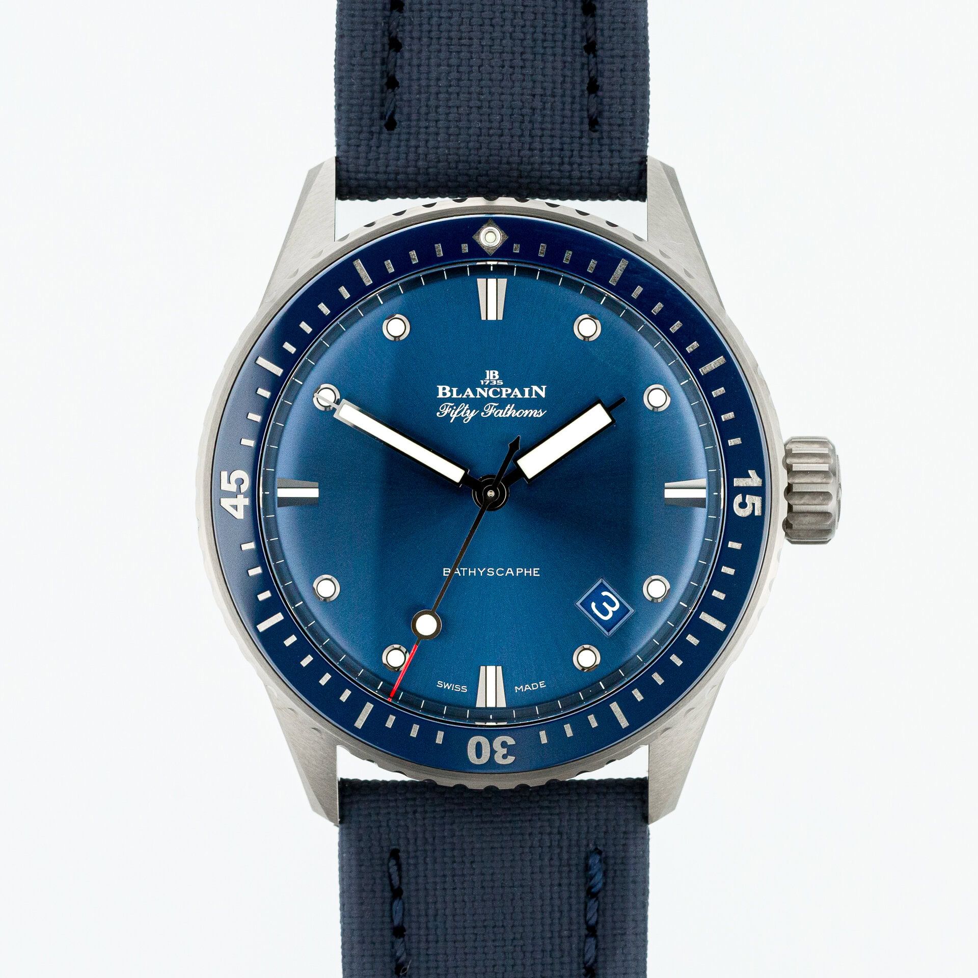 Fifty Fathoms Bathyscaphe Ceramic Blue - Image 1