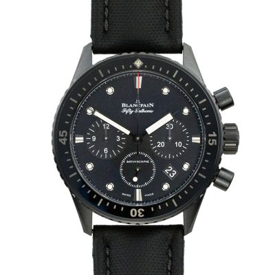 Blancpain Fifty Fathoms Bathyscaphe Chronoraphe Flyback 5200-0130-B52A - Very Good condition, 2021