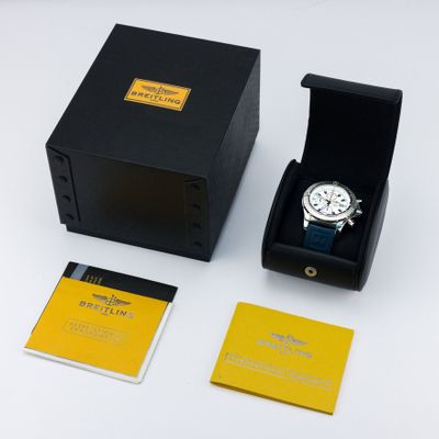 Breitling Super Avenger 48 Chronometer Chronograph - Blue rubber strap A1337011/A660 - Alternate view