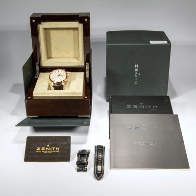 Zenith Captain Chronograph Rose Gold Limited edition 18.2111.400/C498 - Alternate view