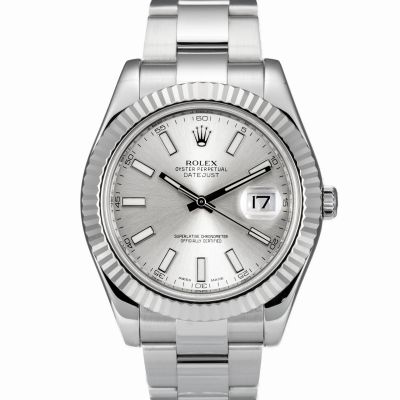Rolex Datejust II 41 Silver dial 116334 - Very Good condition