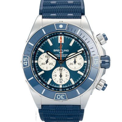 Breitling Super Chronomat B01 44mm Blue dial AB0136161C1S1 - Very Good condition, 2023