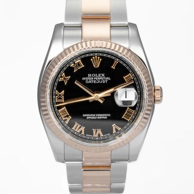 Rolex Datejust 36mm Black Roman dial 116231-0080 - Very Good condition, 2015
