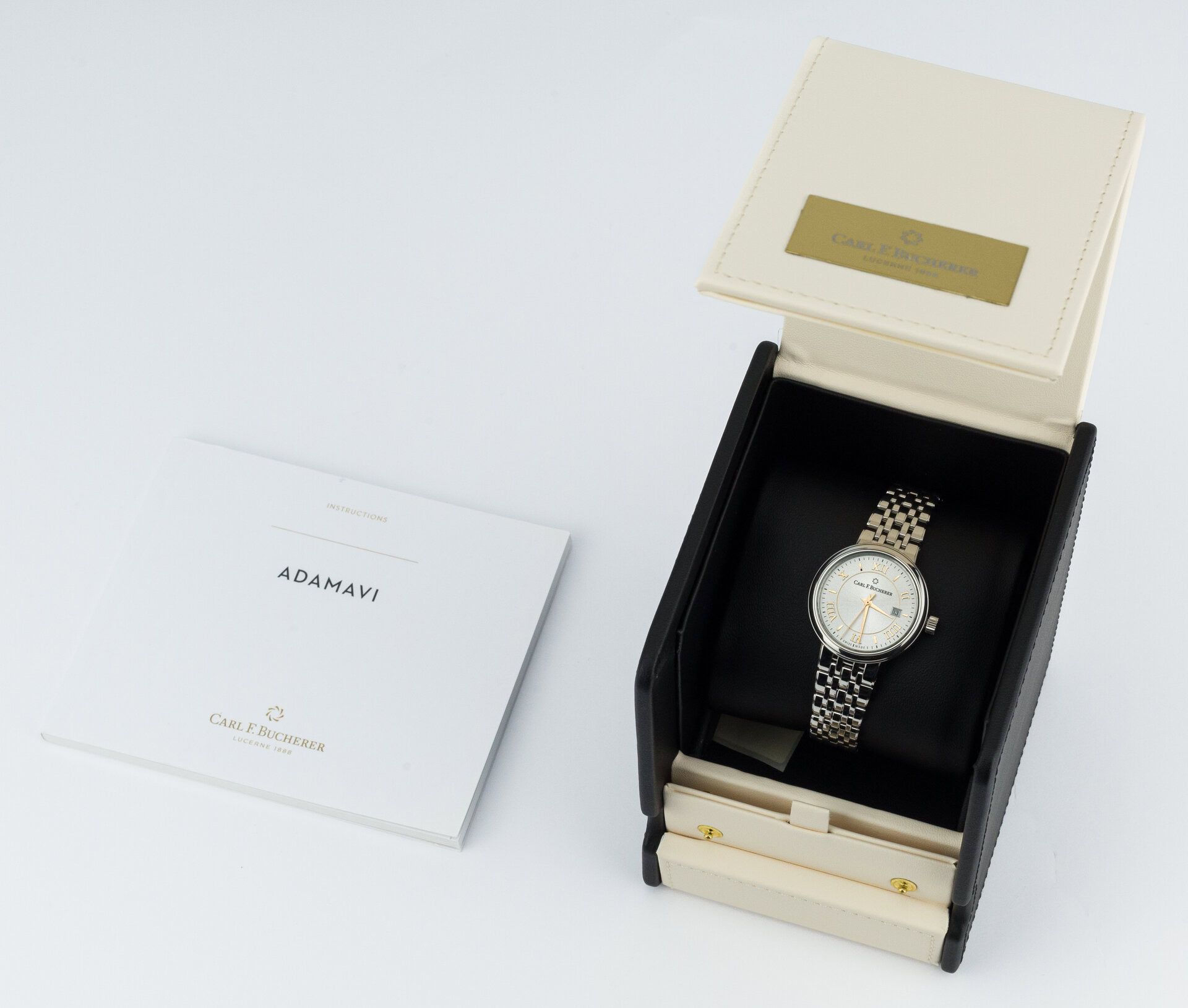 Carl F. Bucherer Ladies Adamavi 00.10320.08.15.22 steel Silver 2024 - Complete set