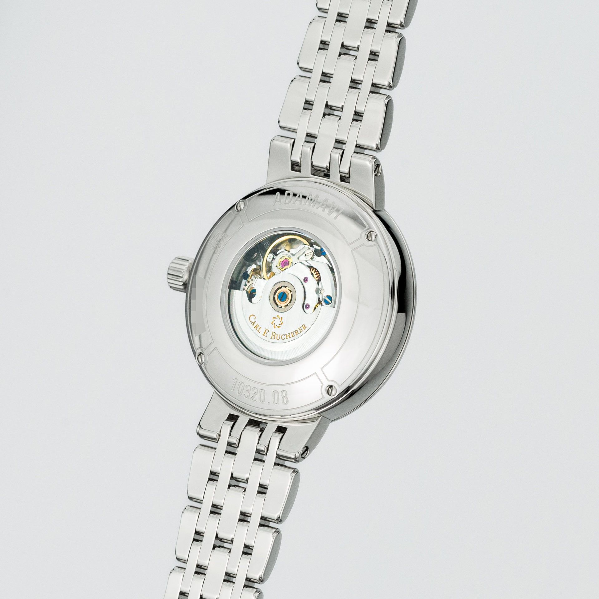 Carl F. Bucherer Ladies Adamavi 00.10320.08.15.22 steel Silver 2024 - Diagonal back view