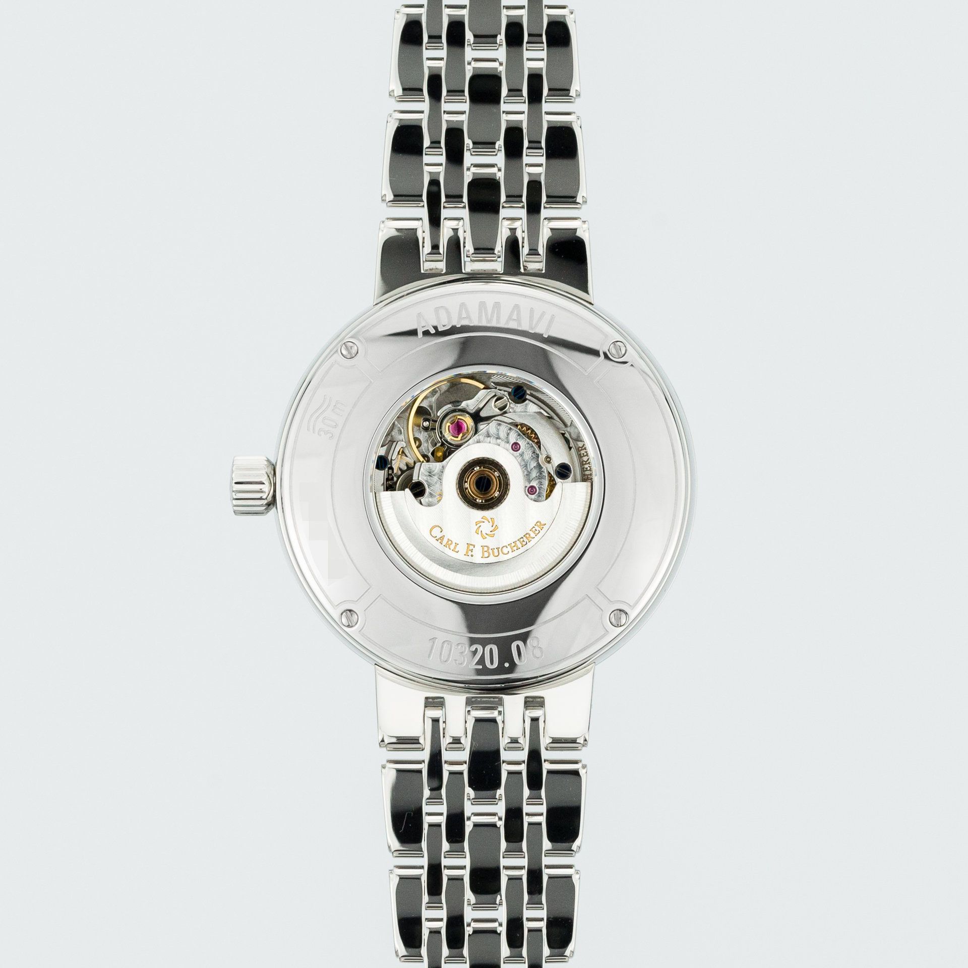 Carl F. Bucherer Ladies Adamavi 00.10320.08.15.22 steel Silver 2024 - Back view