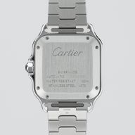 Santos De Cartier - Golden sunray dial and Diamonds bezel - Image 5