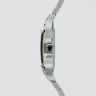 Santos De Cartier - Golden sunray dial and Diamonds bezel - Image 6