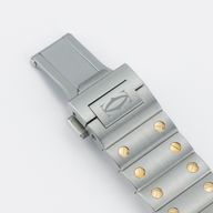 Santos De Cartier - Golden sunray dial and Diamonds bezel - Image 8