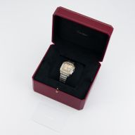 Santos De Cartier - Golden sunray dial and Diamonds bezel - Image 2