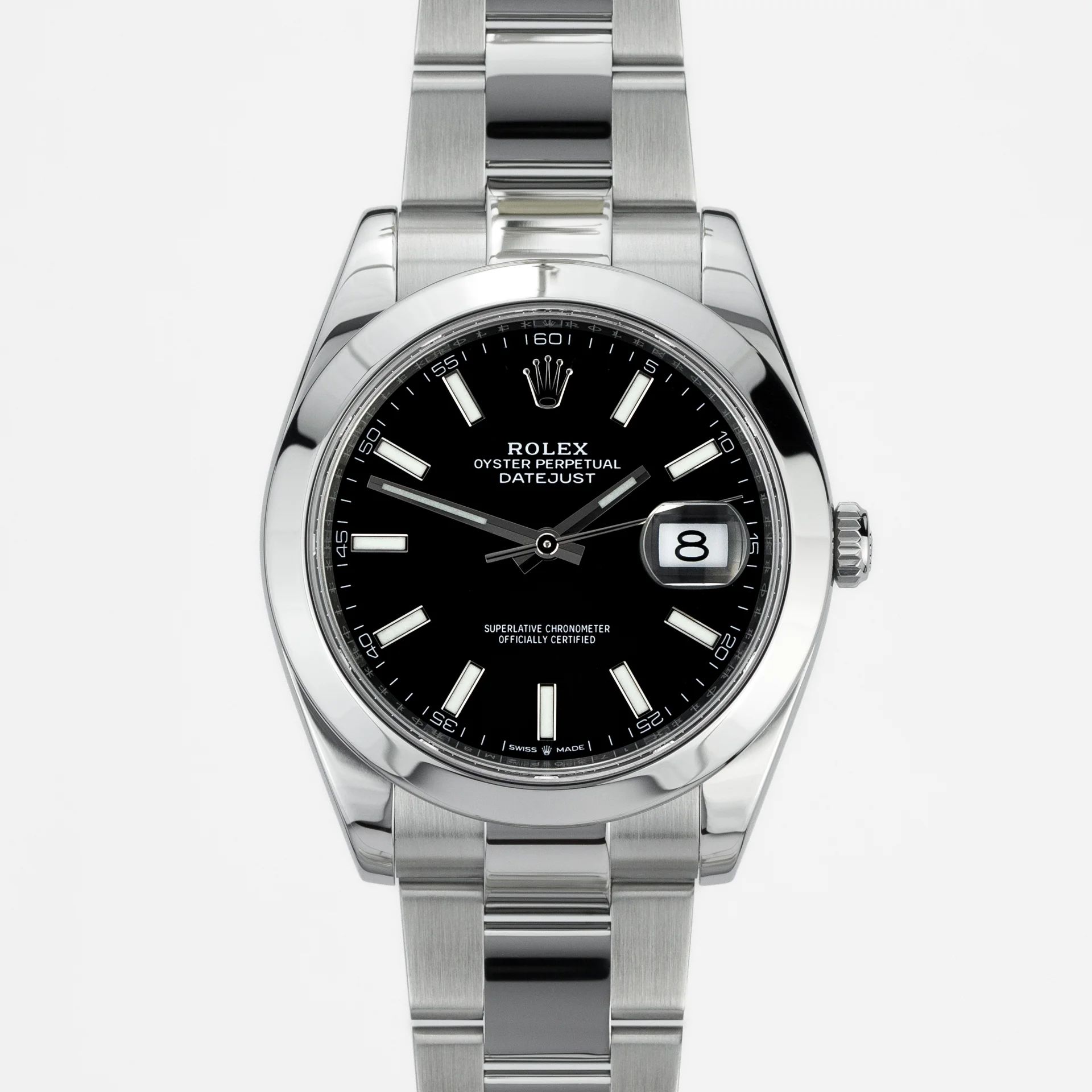 Rolex Datejust 41 Black dial 126300-0011 Steel Black 2022
