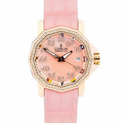 Corum Ladies Admiral's Cup Competition 40 Rose Gold & MoP dial 082.952.85/0088 PN31 - New/Mint condition, 2025