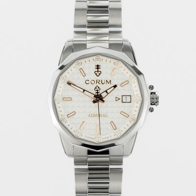 Corum Ladies Admiral Collection 38 Automatic Titanium 082.202.04/V800 AA25 - New/Mint condition, 2024