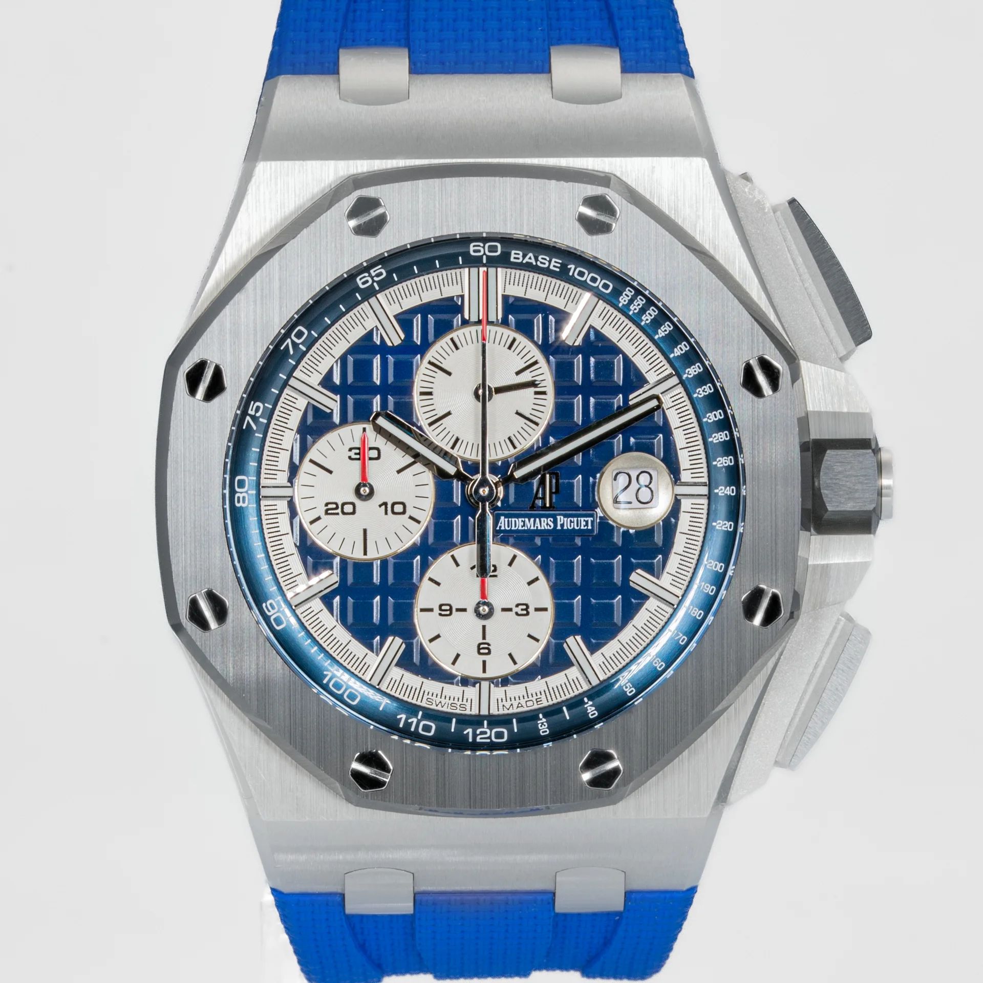 Audemars Piguet Royal Oak Offshore Chronograph Platinum 26401PO.OO.A018CR.01 Platinum blue 2015